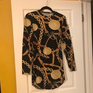 Gold Chain Dress/Shirt